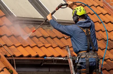 Démoussage et hydrofuge de toiture à Encausse